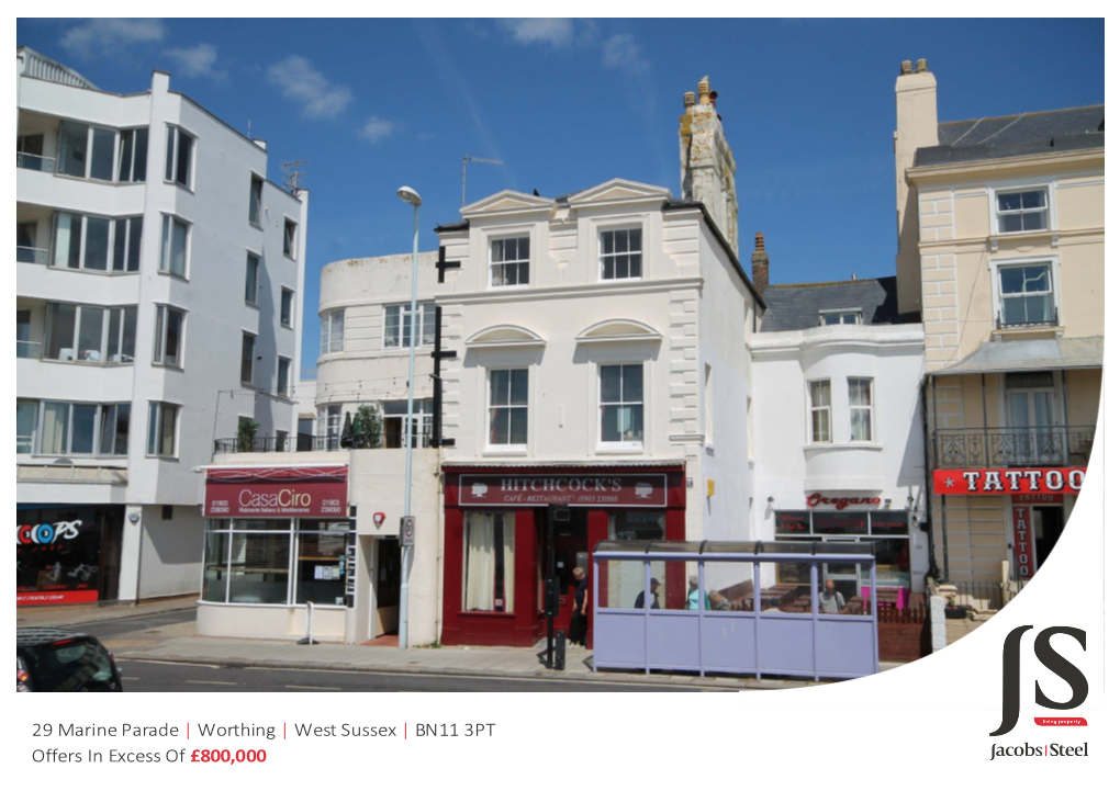 29 Marine Parade | Worthing | West Sussex | BN11 3PT Offers in Excess of £800,000