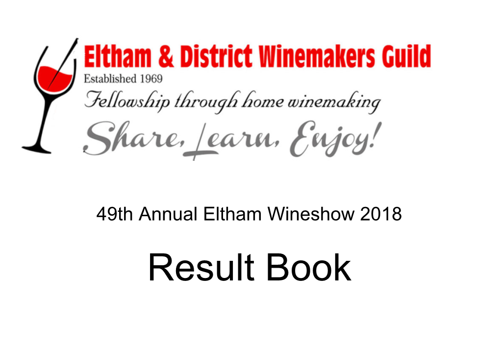 Result Book Fellowship Through Home Winemaking: Share, Learn, Enjoy!