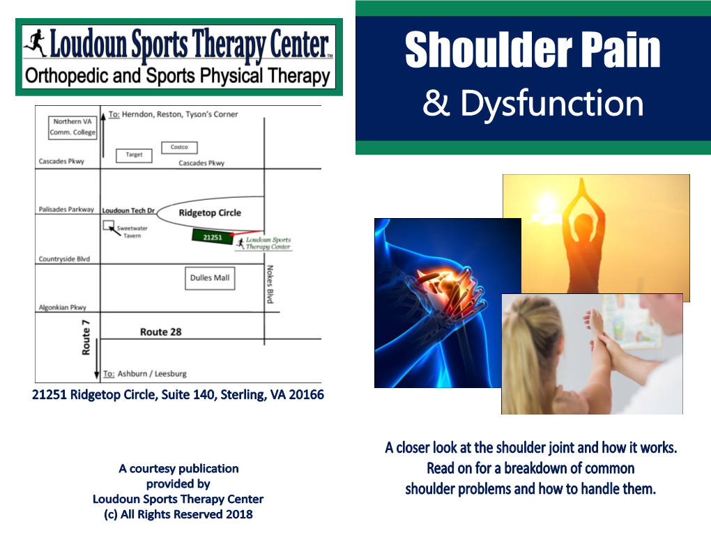 Shoulder Pain & Dysfunction