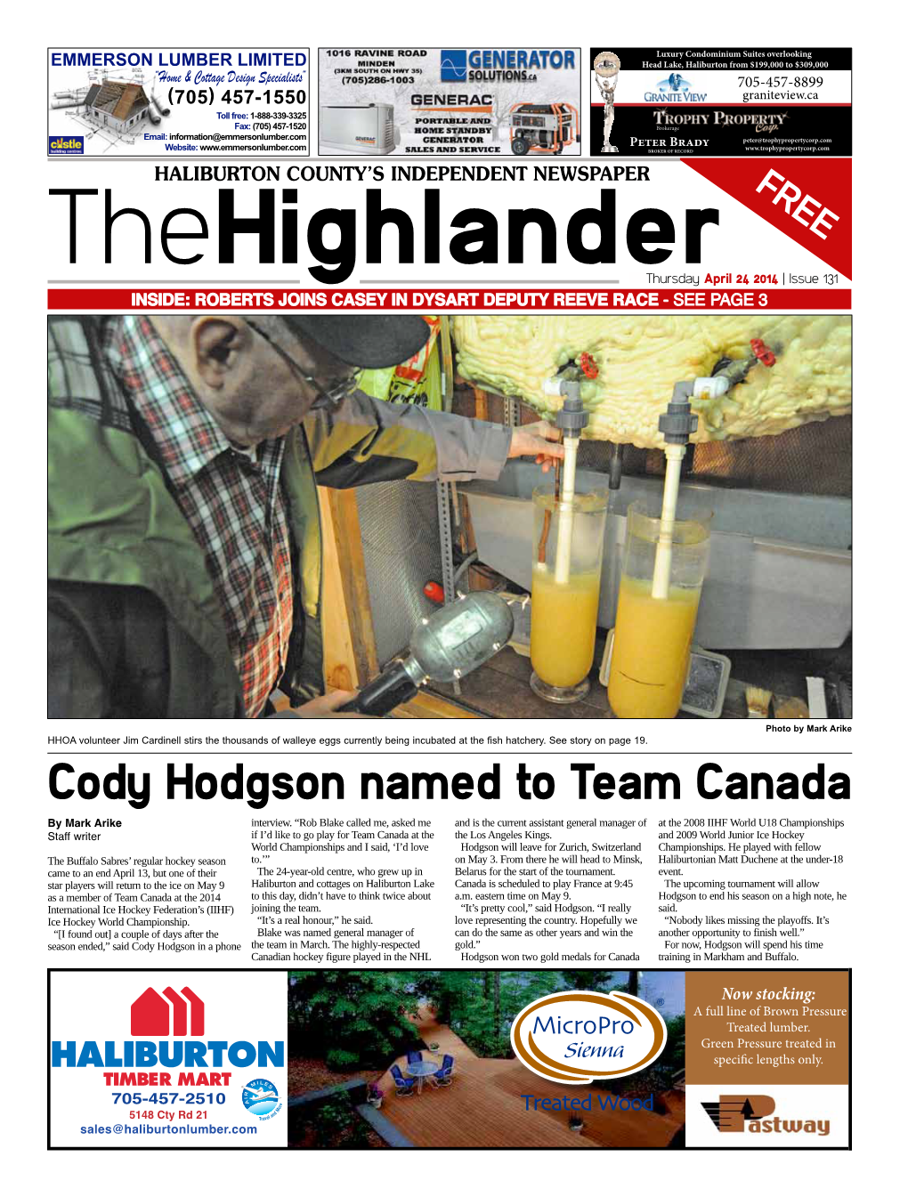 Cody Hodgson Named to Team Canada by Mark Arike Interview