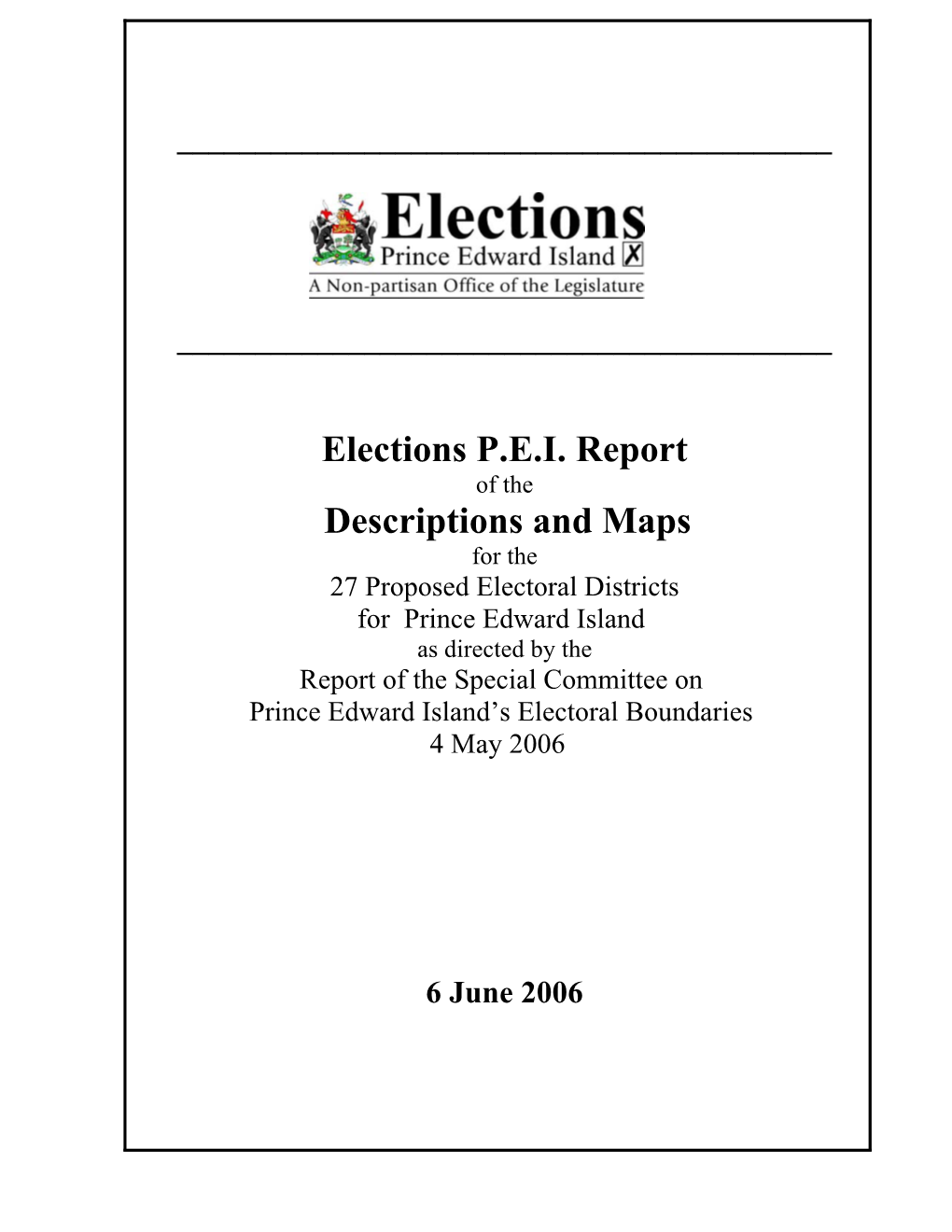 J:\Electoralboundaries04-06\District Descriptionmay06.Wpd