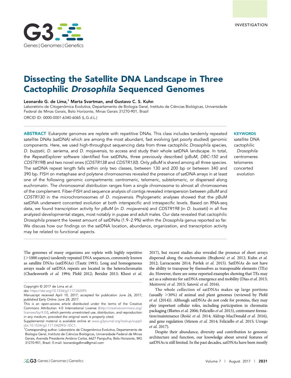 Dissecting the Satellite DNA Landscape in Three Cactophilic Drosophila Sequenced Genomes