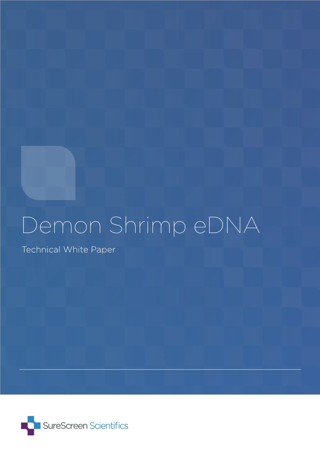 Demon Shrimp Edna Technical White Paper SURESCREEN SCIENTIFICS