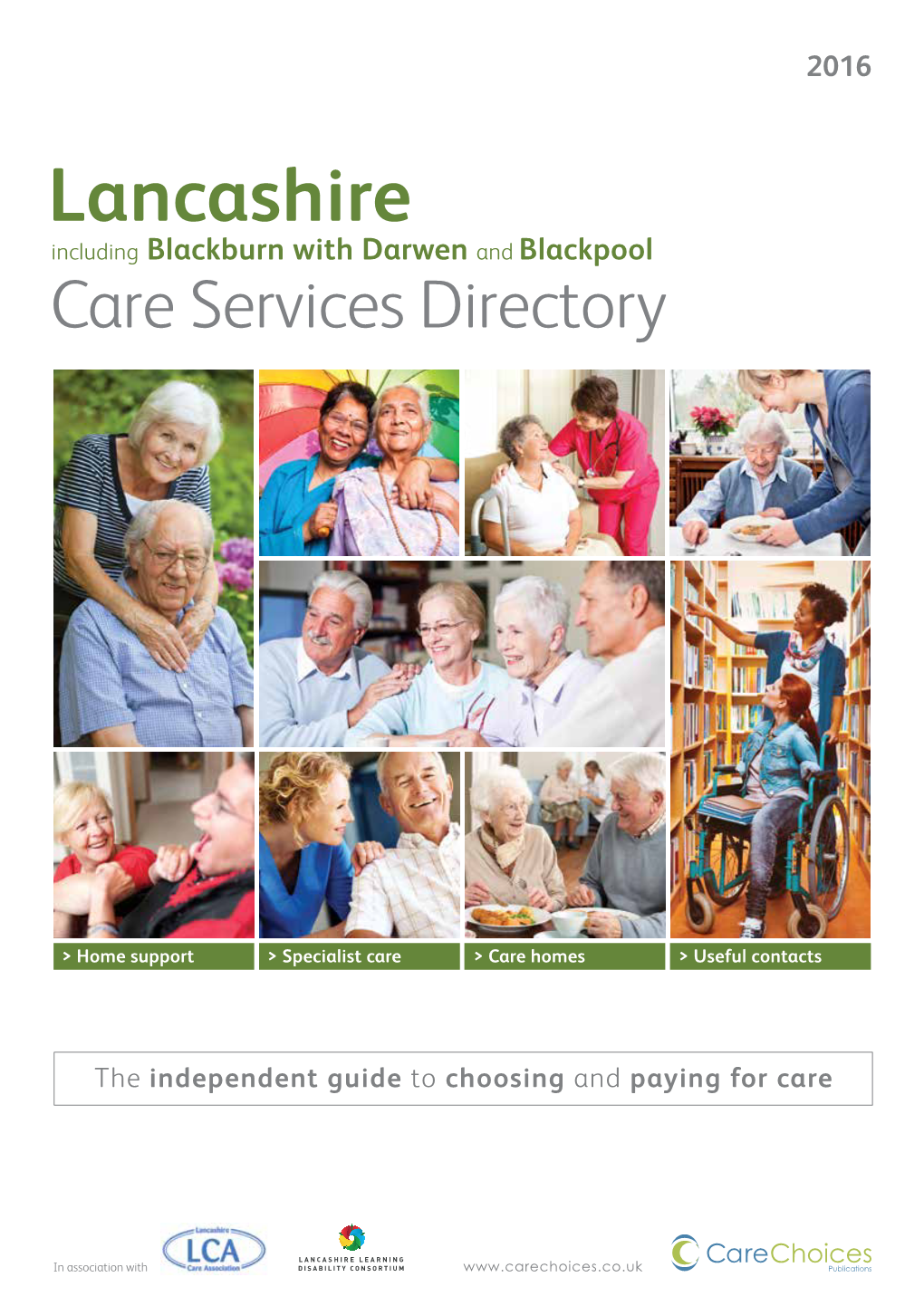 Lancashire Including Blackburn with Darwen and Blackpool Care Services Directory