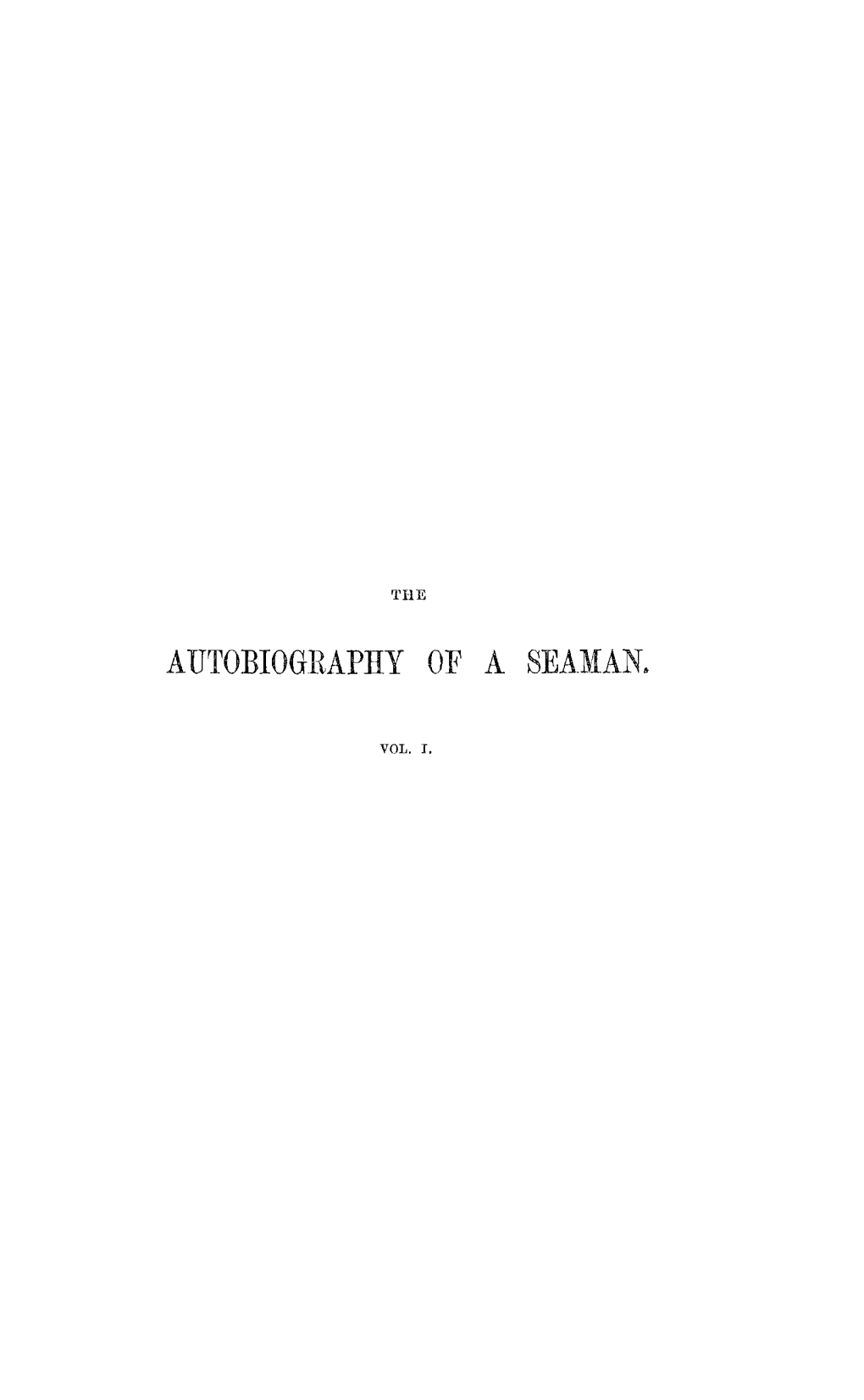 Autobiography of a Seaman