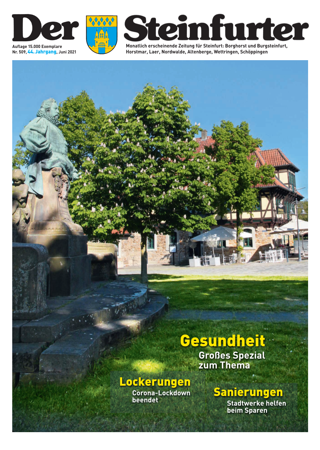 Gesundheit Großes Spezial Zum Thema Lockerungen Corona-Lockdown Sanierungen Beendet Stadtwerke Helfen Beim Sparen U2-U4 5-2021.Qxp 01.06.21 11:17 Seite 2