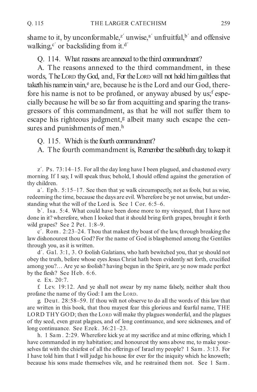 Larger Catechism with Scripture Proofs, Part 2