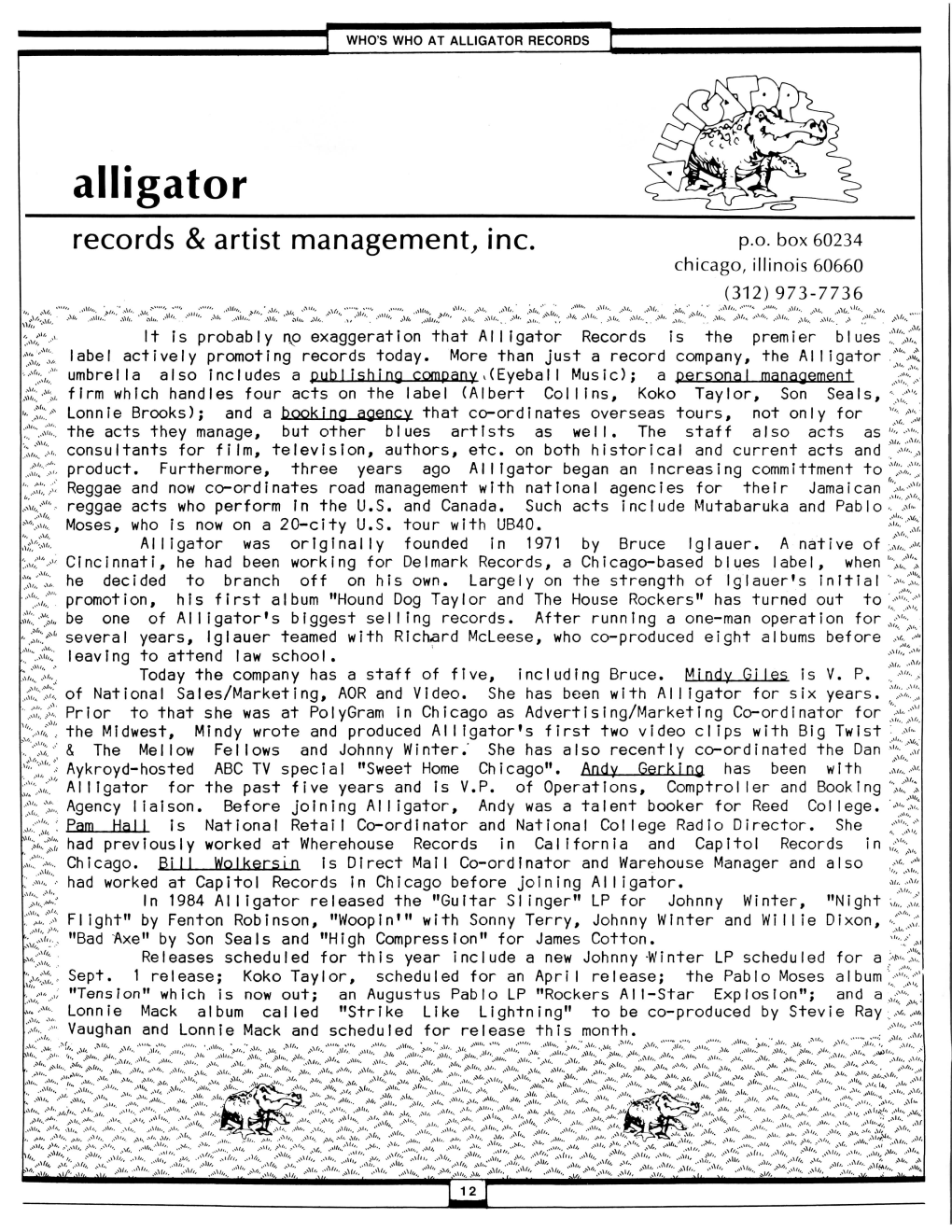 Alligator Records & Artist Management, Inc