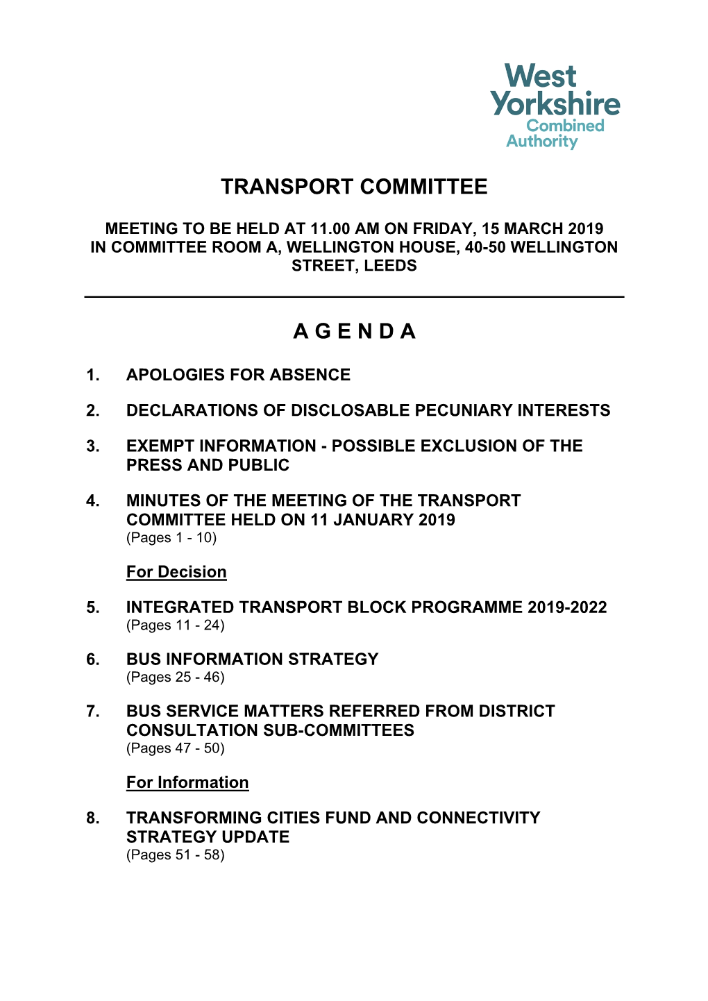 Transport Committee