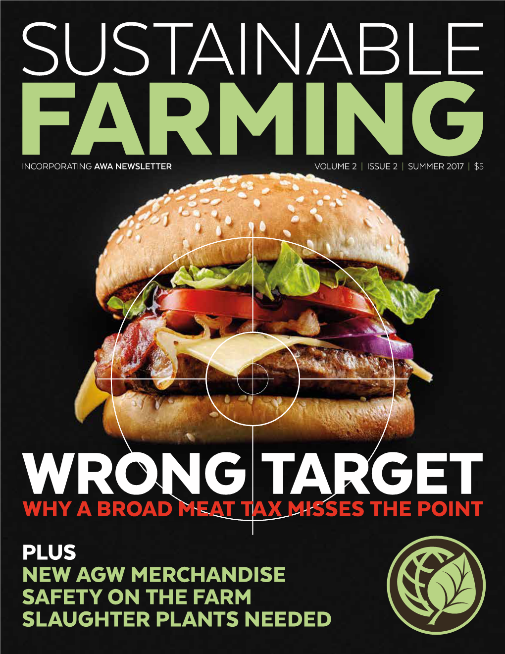 Why a Broad Meat Tax Misses the Point PLUS NEW Agw Merchandise Safety on the Farm Slaughter Plants Needed the Echo Chamber Dietary Risks