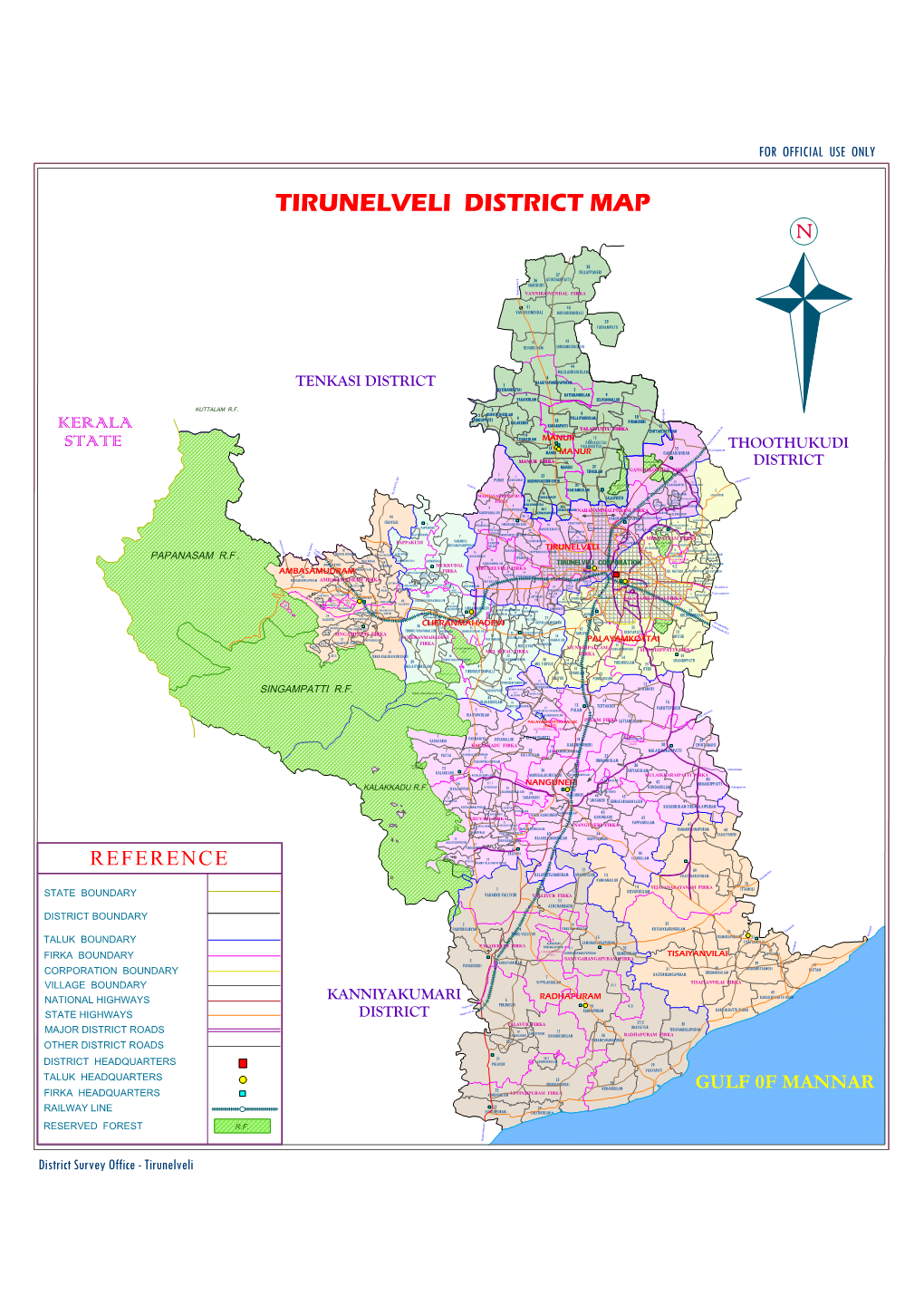 Tirunelveli District Map N