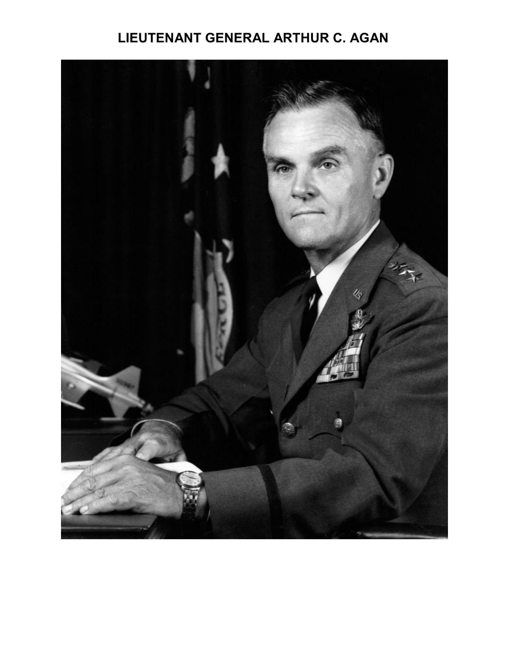 Lieutenant General Arthur C. Agan