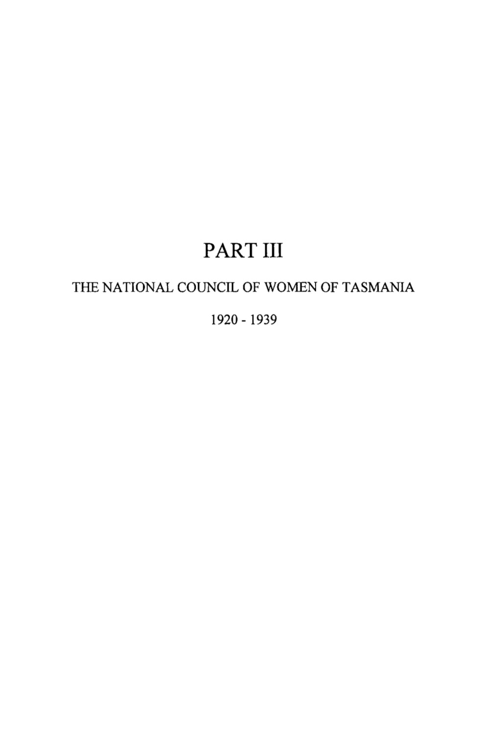 Emily Dobson and the National Council of Women of Tasmania