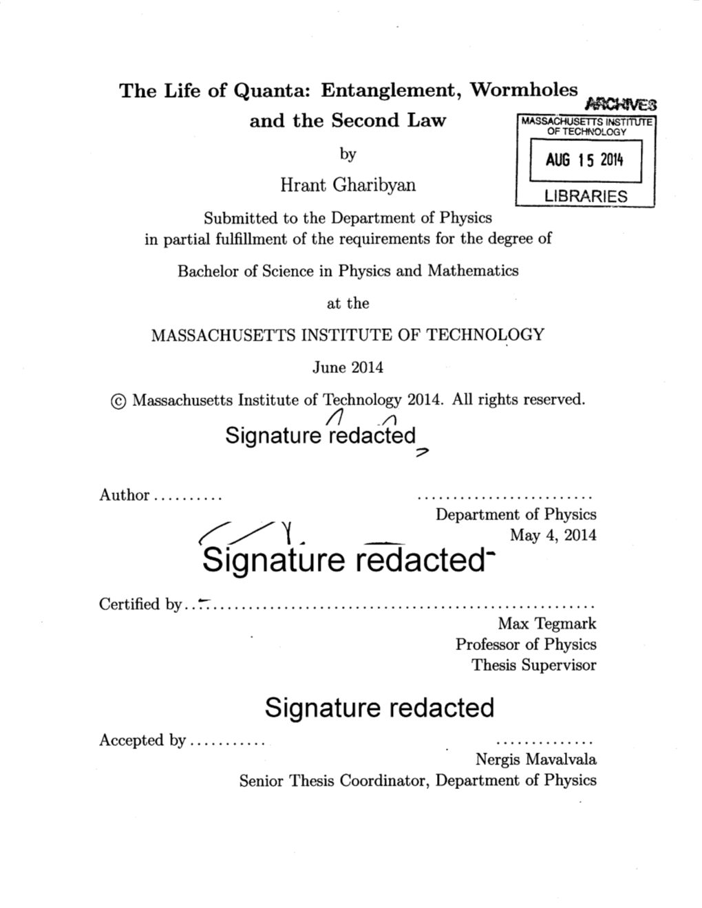 Signature Redacted