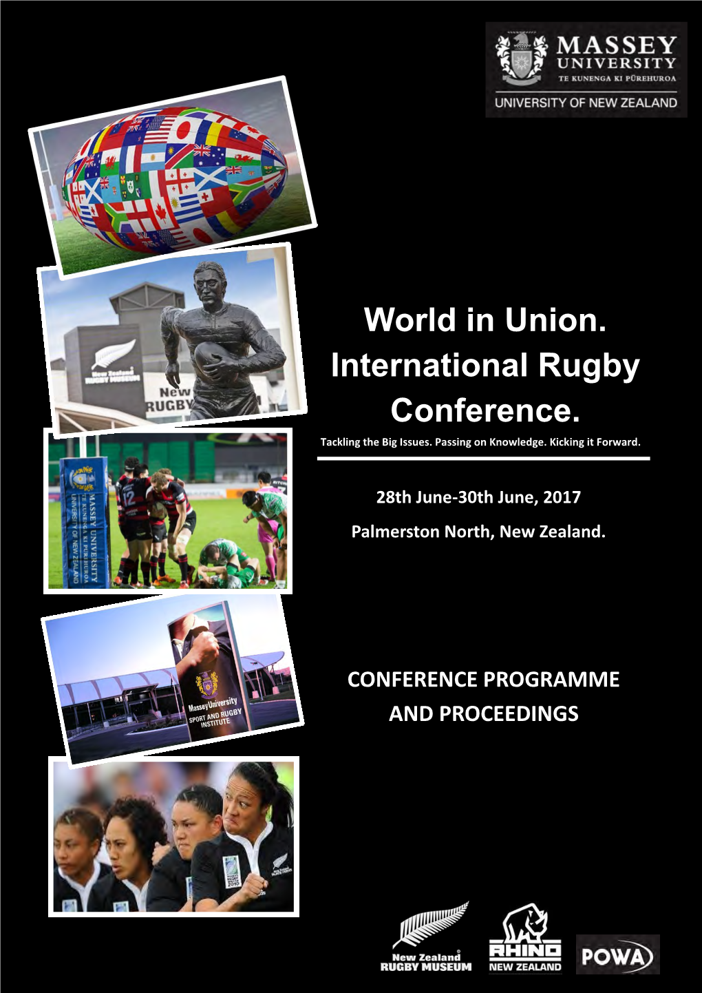 World in Union. International Rugby Conference. Tackling the Big Issues