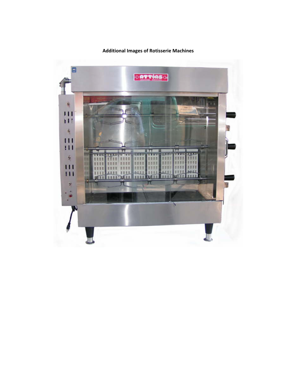 Additional Images of Rotisserie Machines