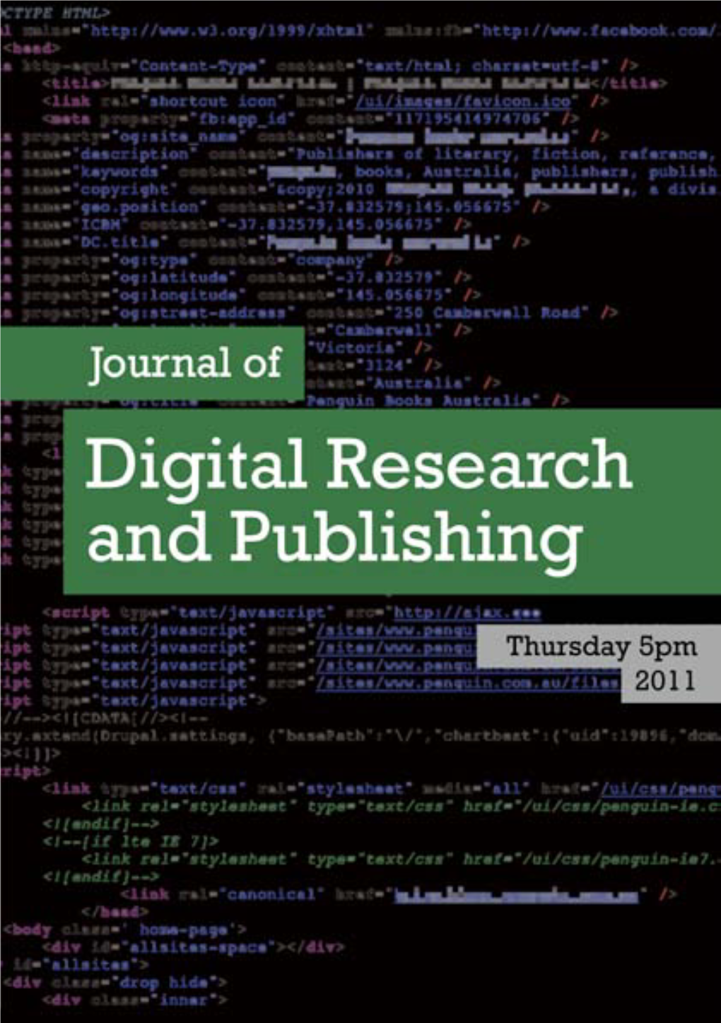 Journal of Digital Research & Publishing