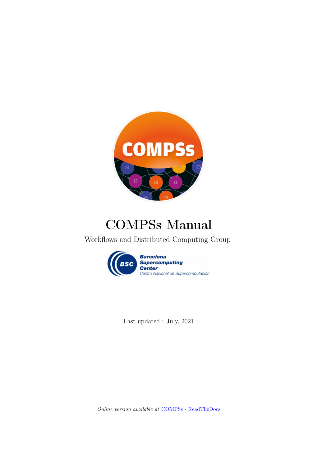 Compss Manual Workflows and Distributed Computing Group