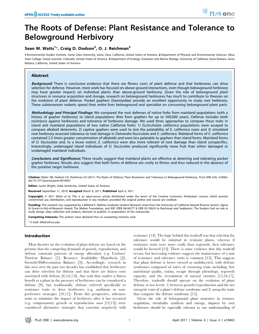 Plant Resistance and Tolerance to Belowground Herbivory