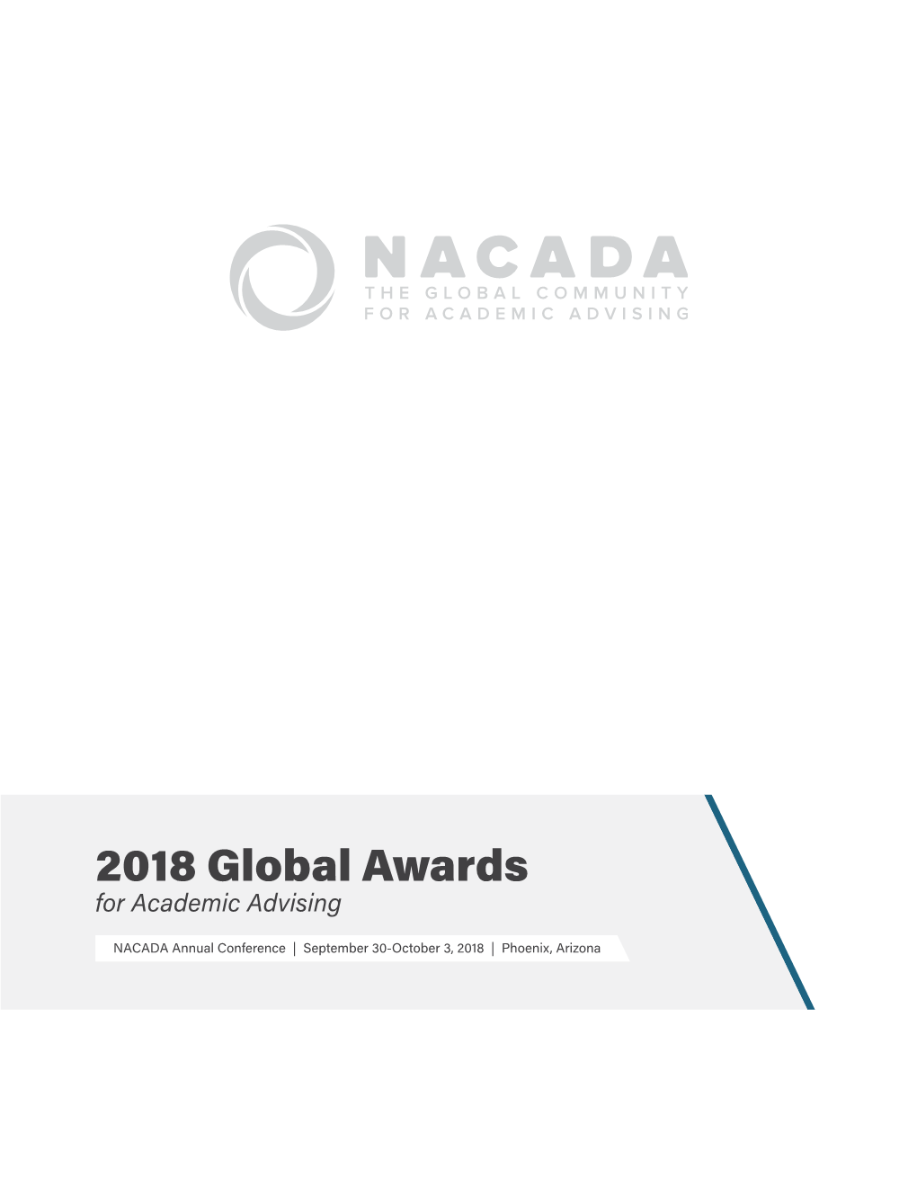 2018 Global Awards for Academic Advising