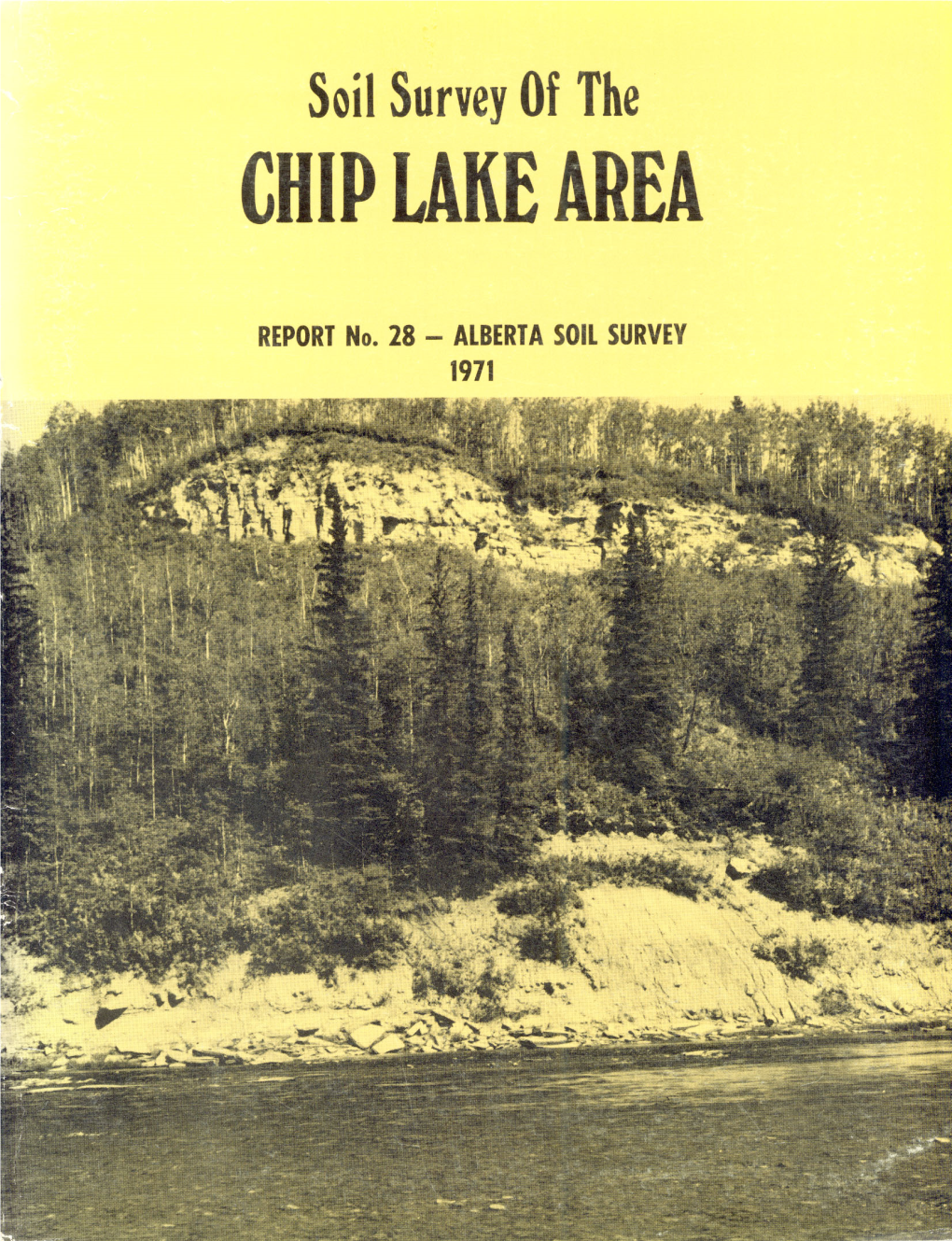 Reconnaissance Soil Survey of the Chip Lake Area