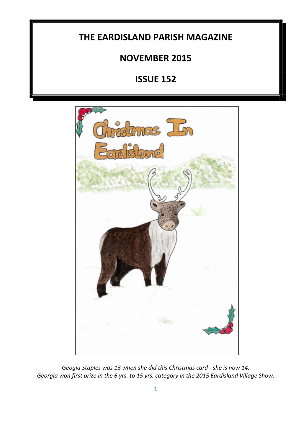 The Eardisland Parish Magazine