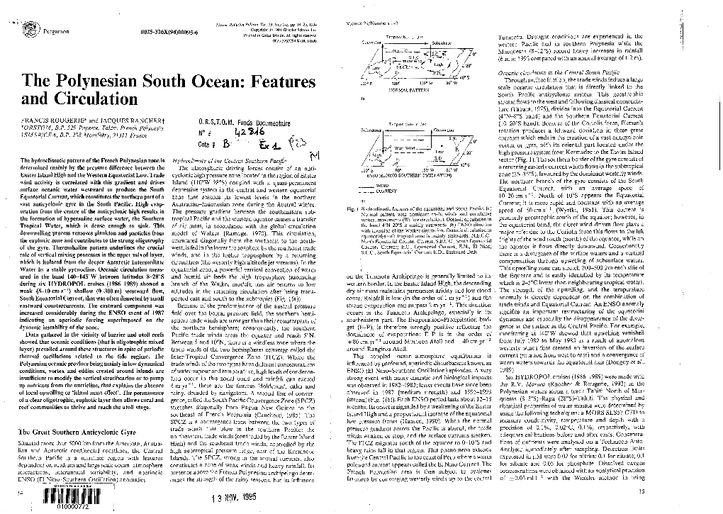 The Polynesian South Ocean: Features 120