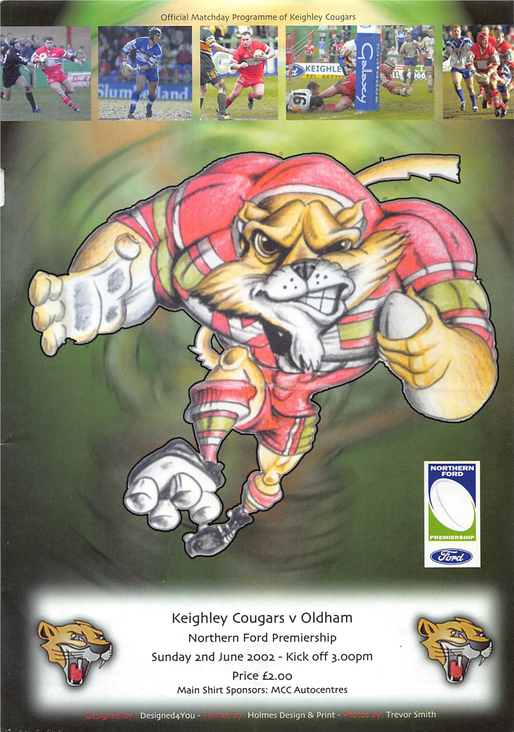 Keighley Cougars Voldham 4V Northern Ford Premiership Sunday 2Nd June 2002 -Kick Off 3.00Pm