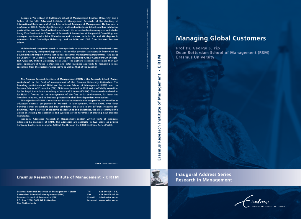 Managing Global Customers School