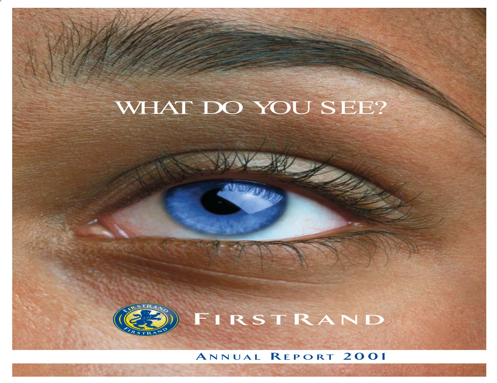 2001 Firstrand Group Annual Report