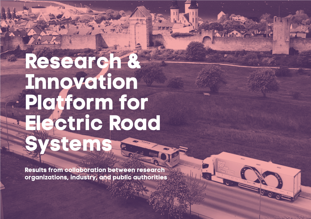 Research & Innovation Platform for Electric Road Systems