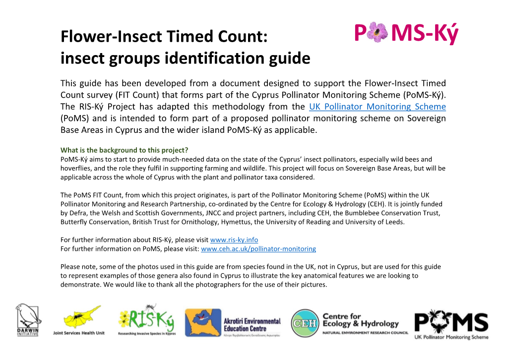 Insect Groups Identification Guide