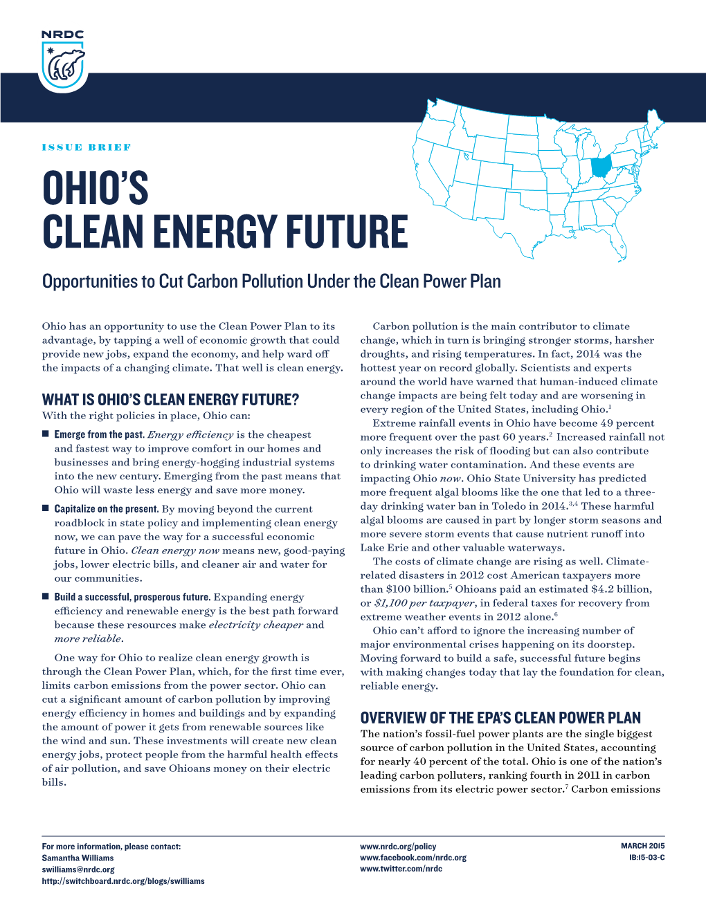 Ohio's Clean Energy Future (Pdf)