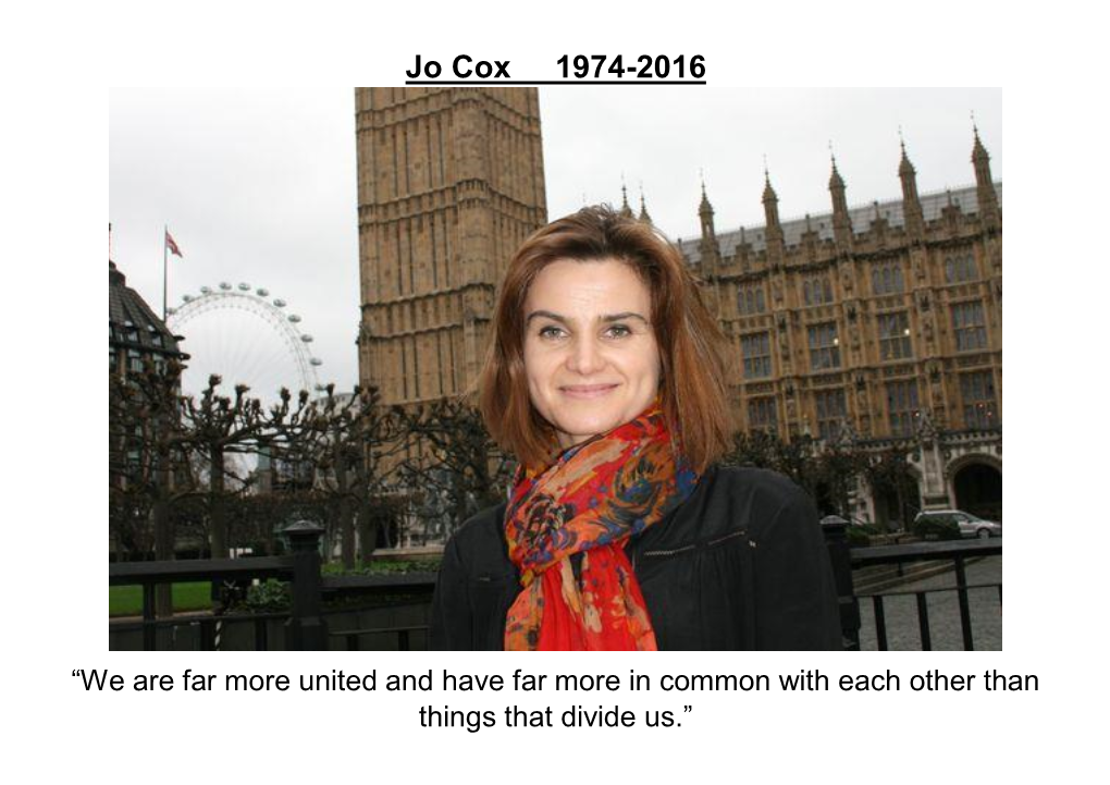 Jo Cox 1974-2016