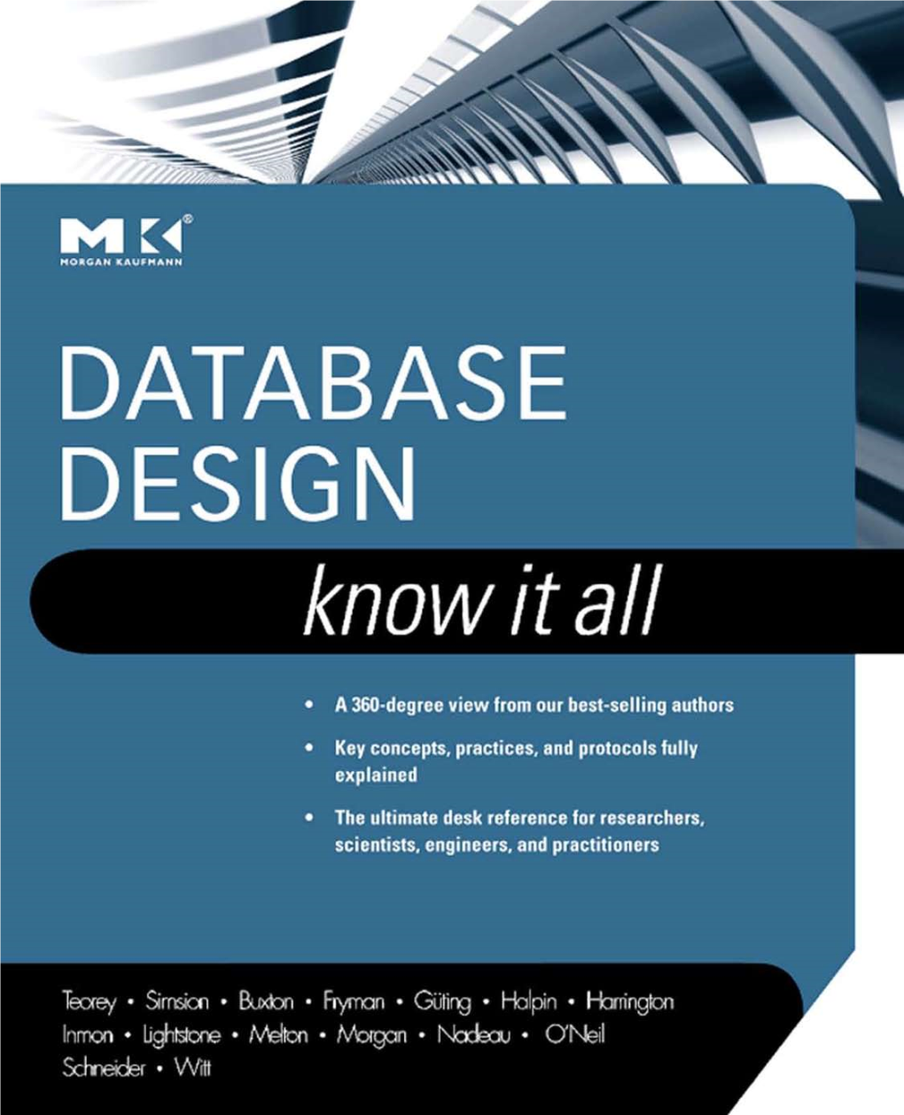 Database Design This Page Intentionally Left Blank Database Design Know It All