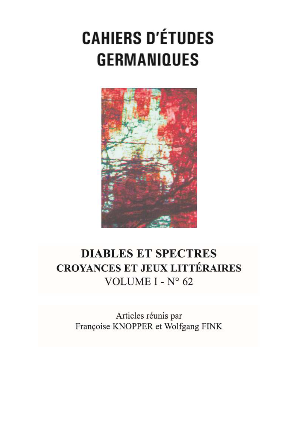 Diables Et Spectres. Croyances Et Jeux Littéraires (Volume 1)