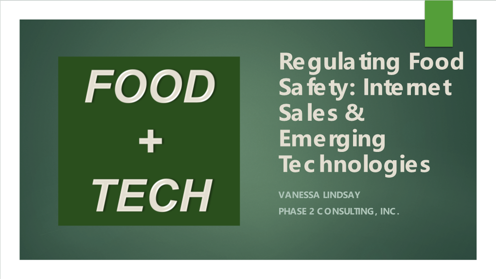 A View of the Food-Tech Business: Direct to Consumer Meals