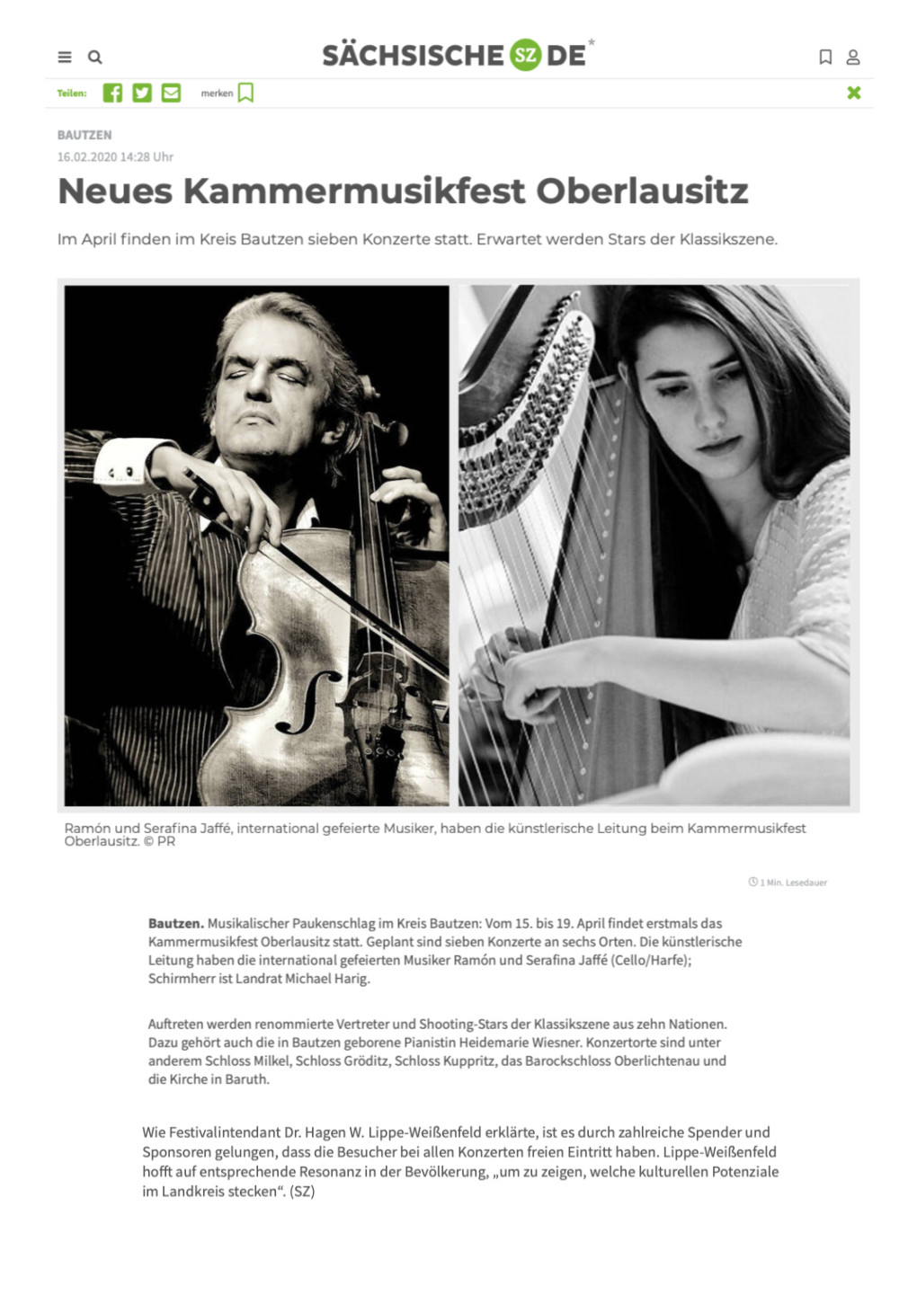 Kammermusikfest Oberlausitz – Neues Festival Für Sachsen | MDR.DE Kopie