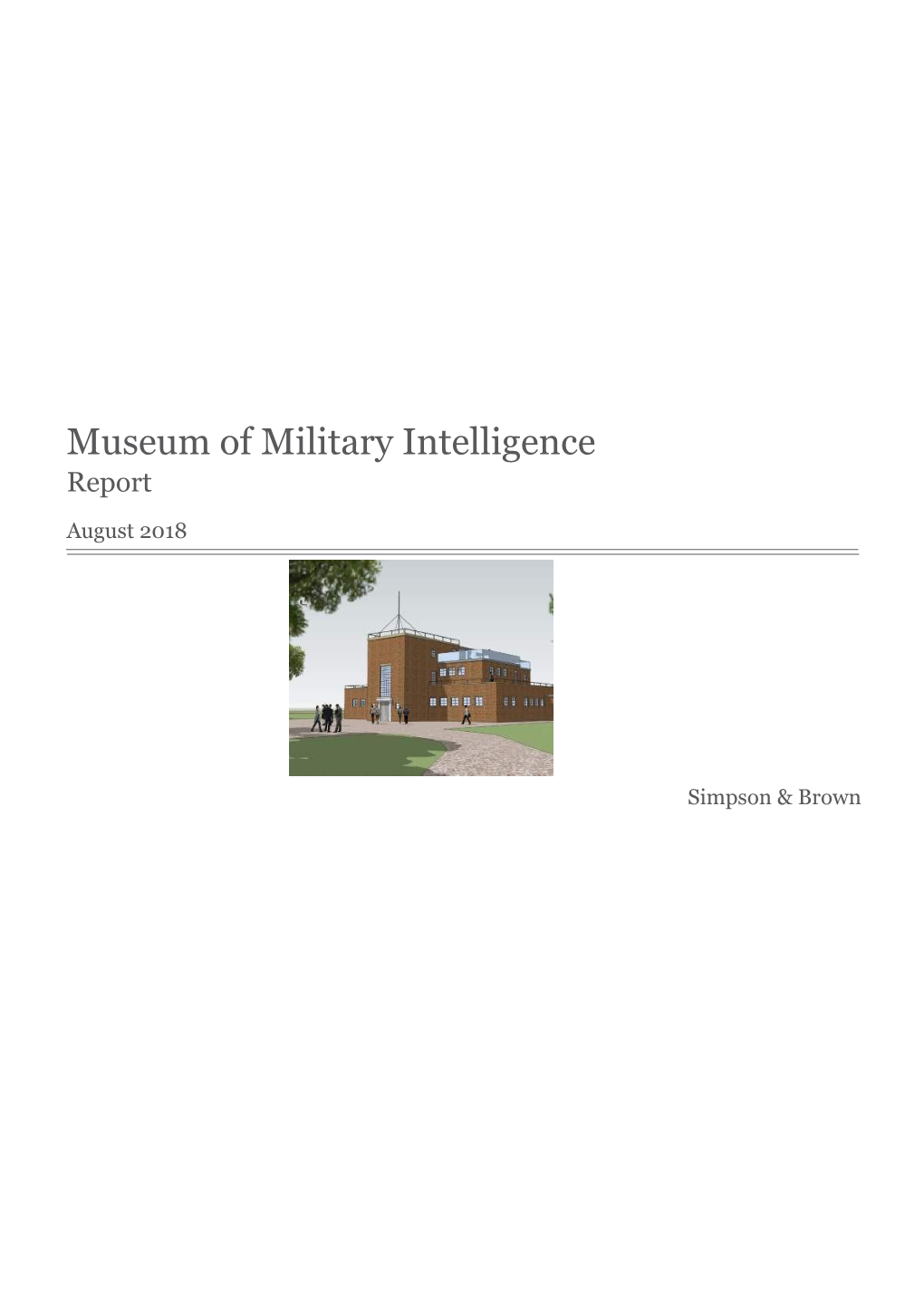 Museum of Military Intelligence Report