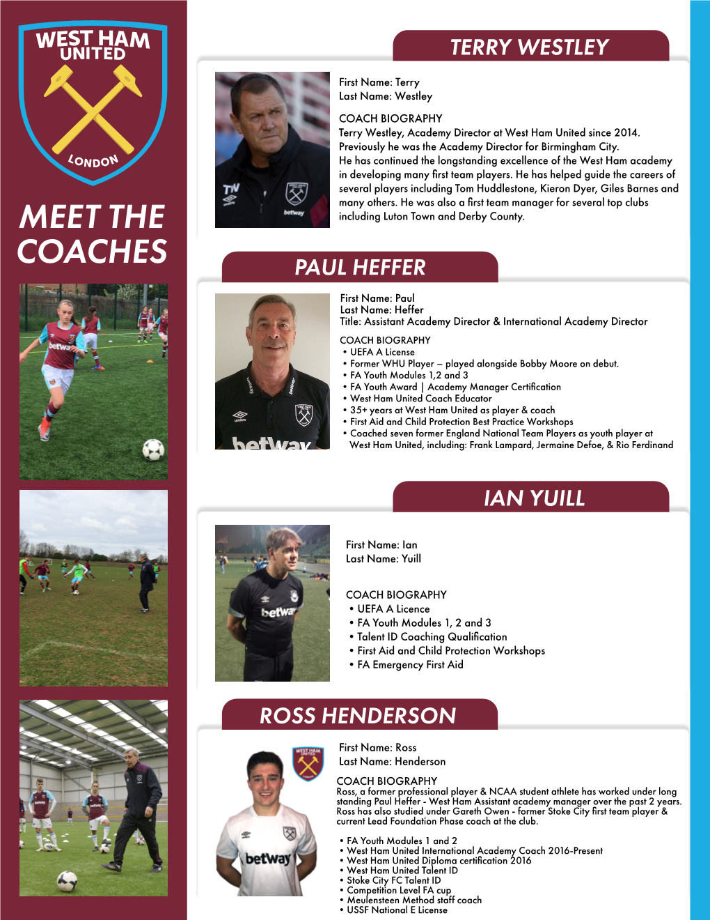 Meet the Coaches Ian Yuill