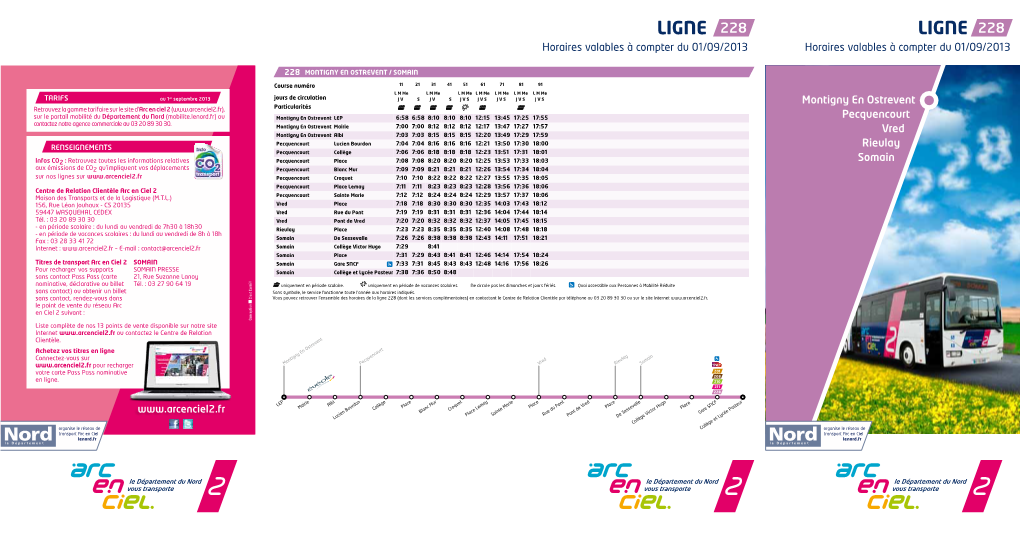 Ligne Ligne Horaires Valables À Compter Du 01/09/2013 Horaires Valables À Compter Du 01/09/2013