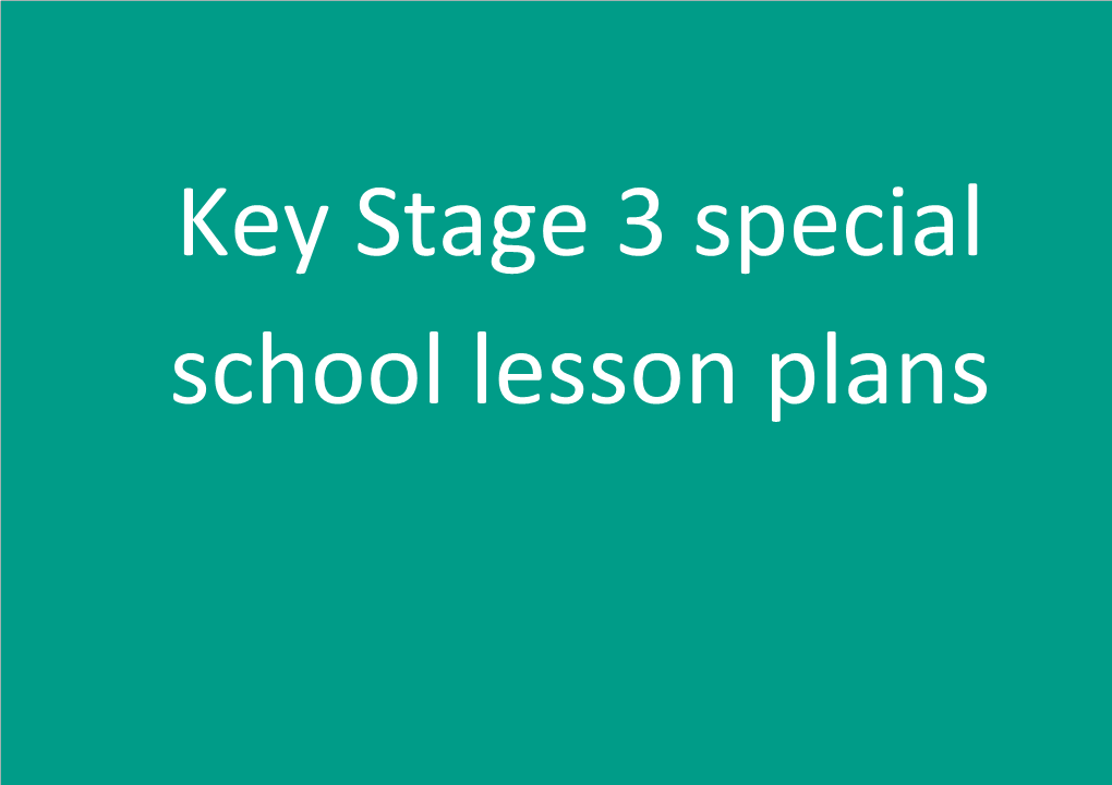 Lesson Plans Aim to Follow Good Practice Principles; E.G. They s1