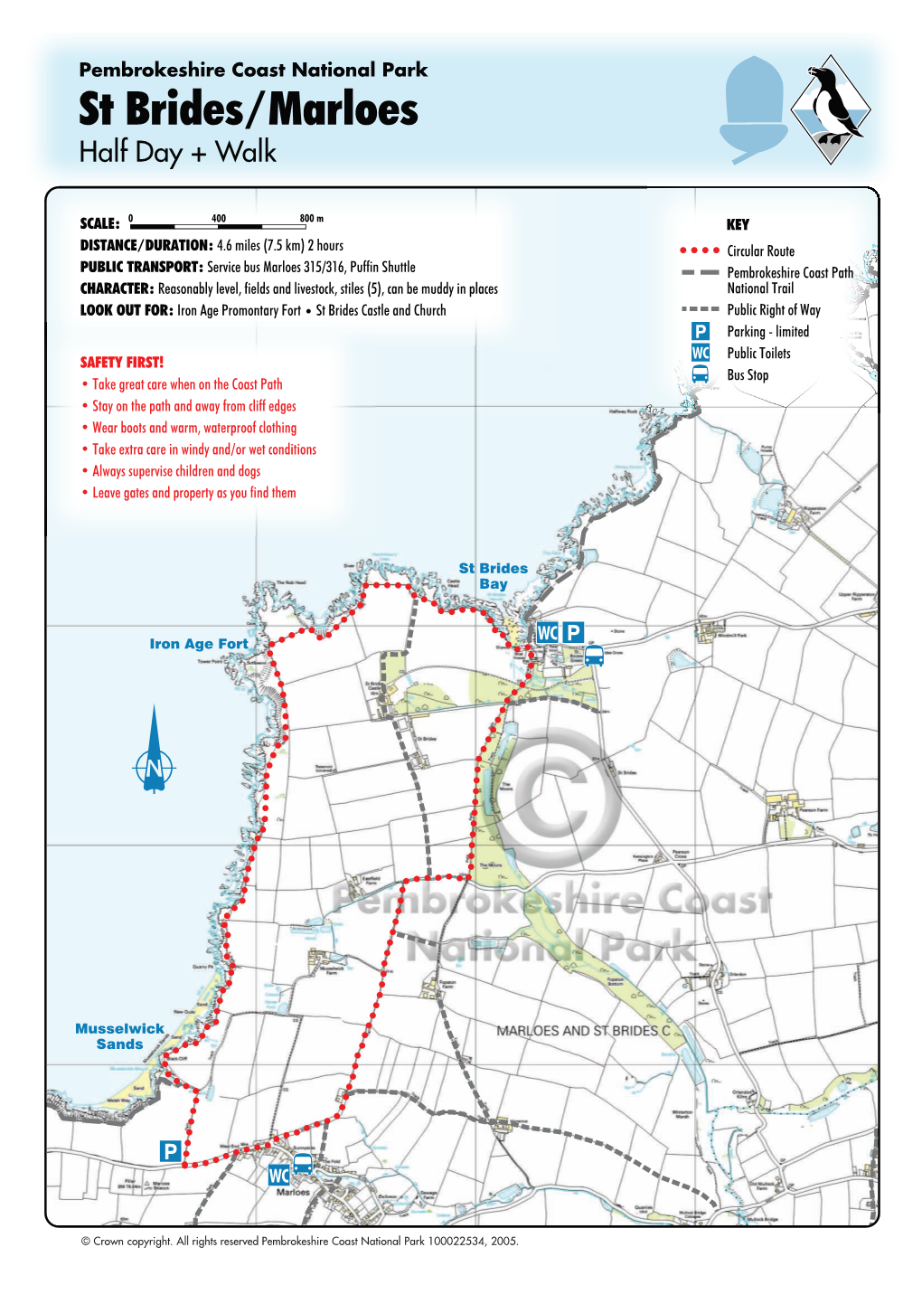 St Brides/Marloes Half Day + Walk