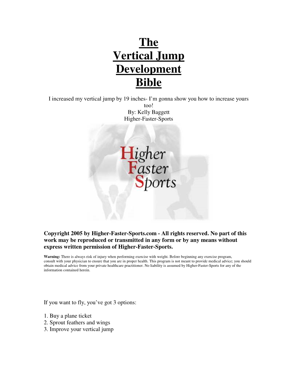 The Vertical Jump Development Bible