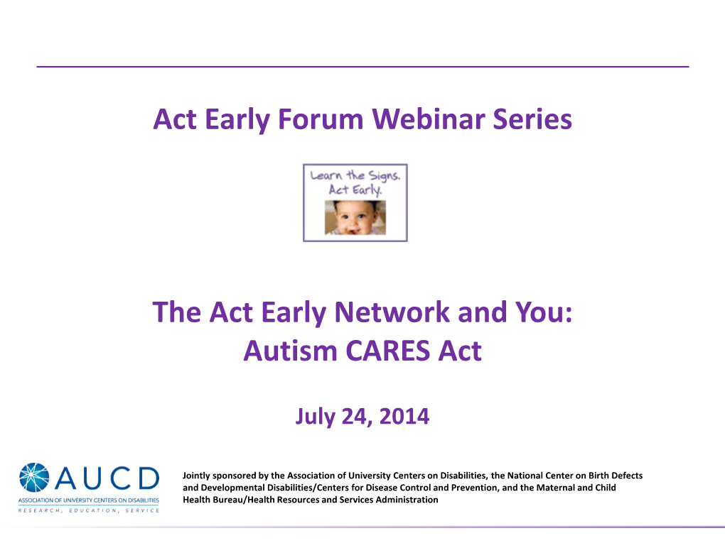 Combating Autism Act