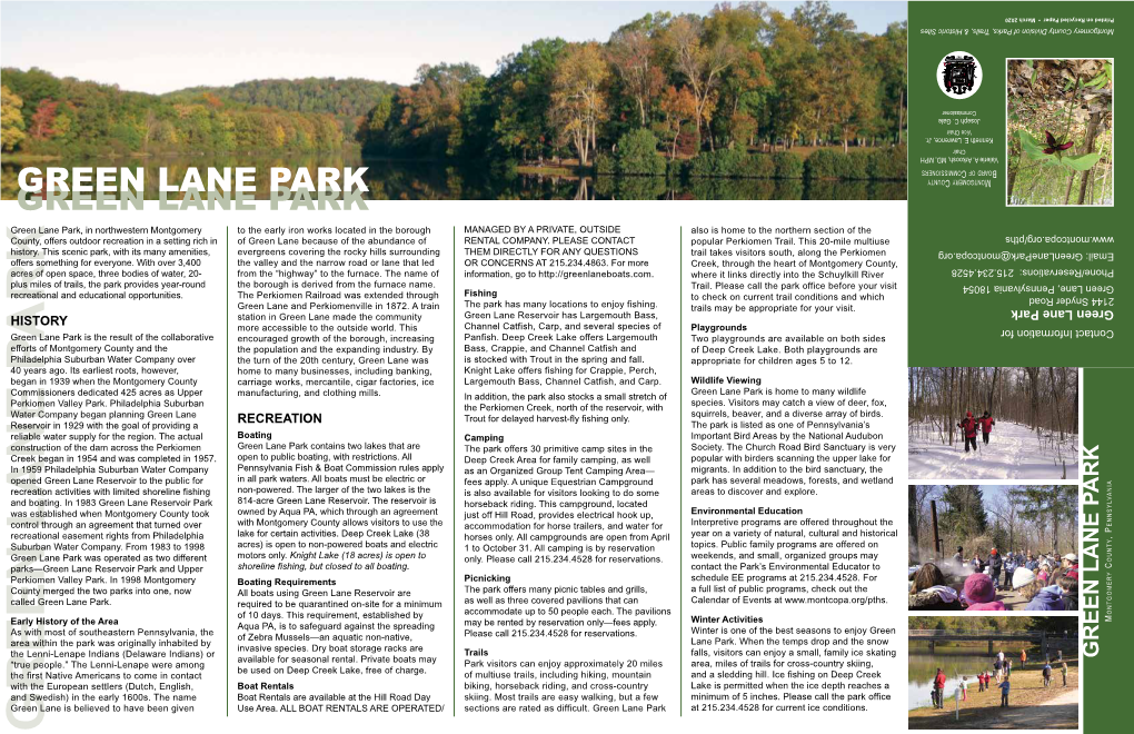 Green Lane Park's Brochure