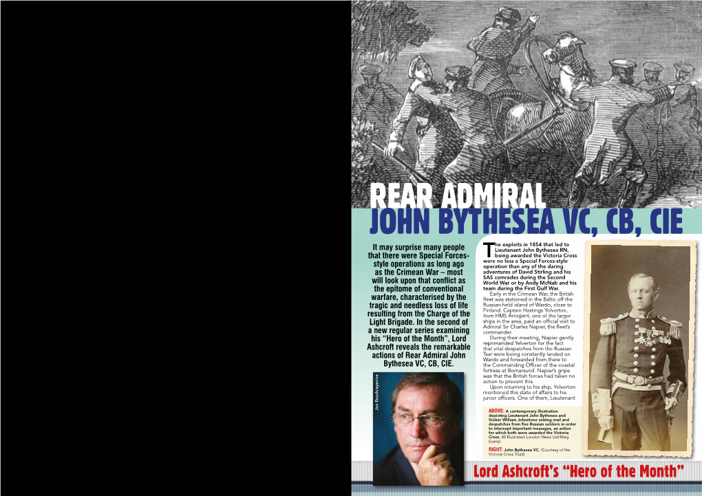 Rear Admiral John Bythesea Vc, Cb