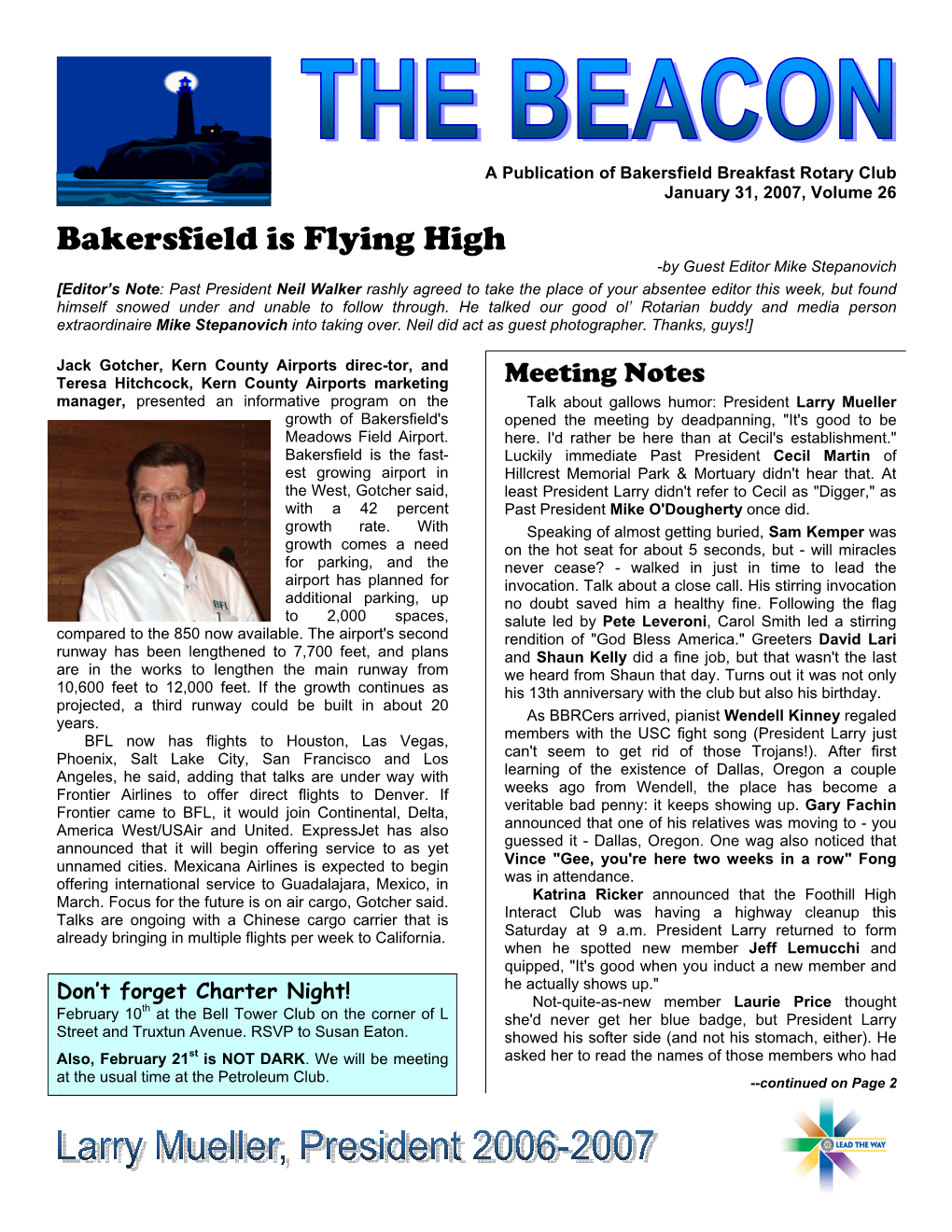 Bakersfield Is Flying High