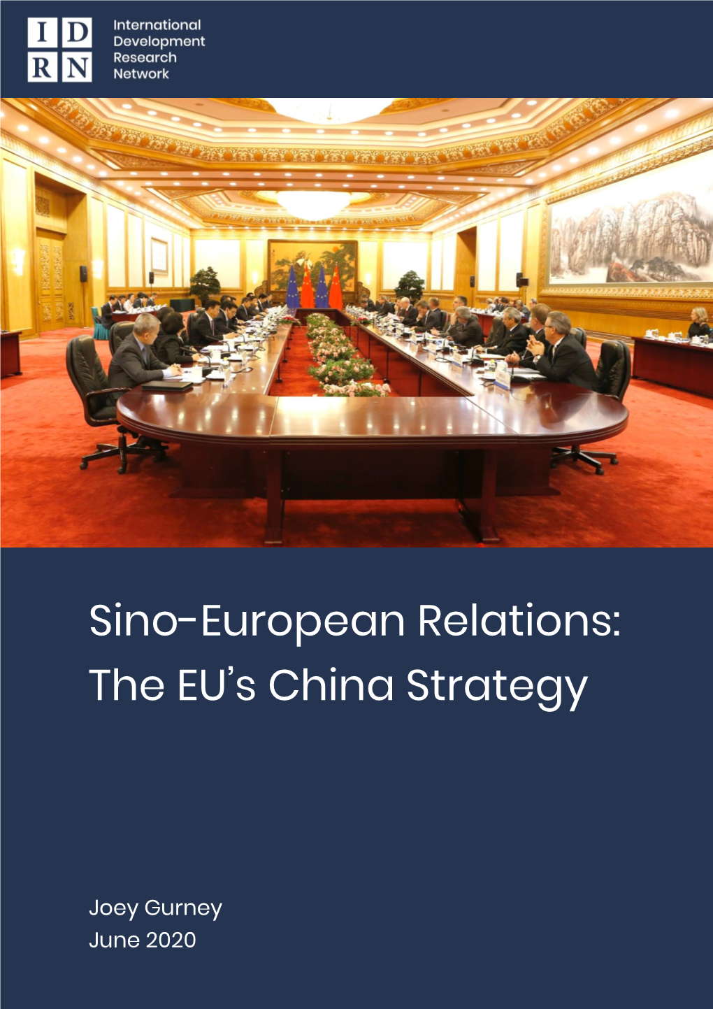 Sino-European Relations: the EU’S China Strategy