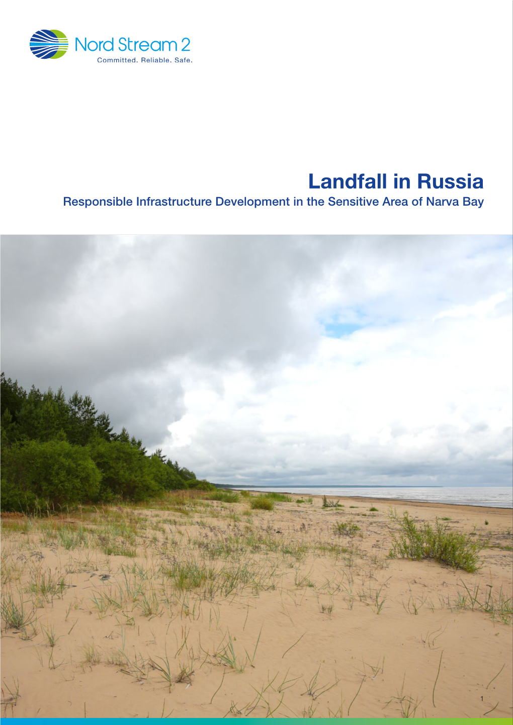 Landfall in Russia Responsible Infrastructure Development in the Sensitive Area of Narva Bay